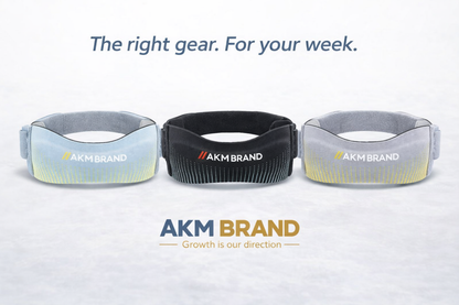 AKM BRAND Adjustable Patella Knee Strap with 10MM Silicone Pad