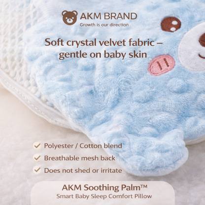 AKM Soothing Palm™ – Smart Baby Sleep Comfort Pillow