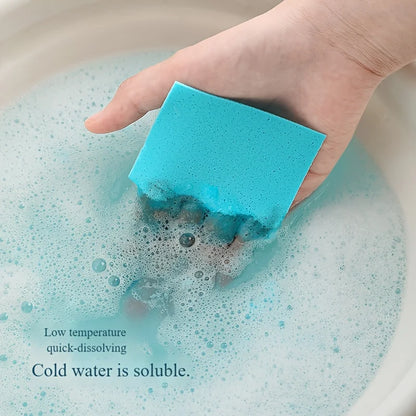 30Pcs Concentrated Laundry Detergent Sheets,Powerful Stain Removal,Odor Eliminator,Fresh Scent,Lightweight and Portable for Home