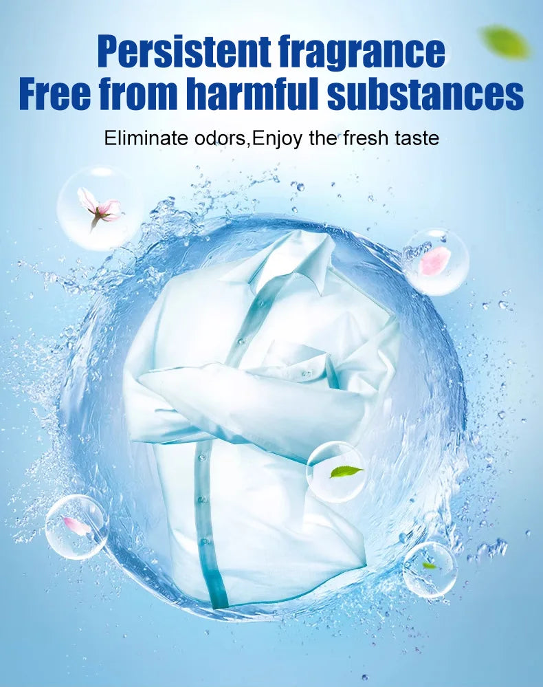 30Pcs Concentrated Laundry Detergent Sheets,Powerful Stain Removal,Odor Eliminator,Fresh Scent,Lightweight and Portable for Home